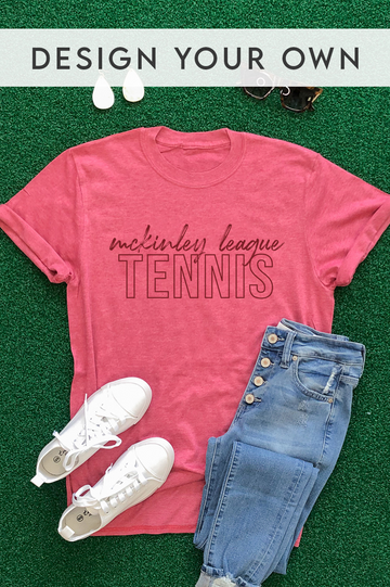 Custom Team Tee - Heather Crimson